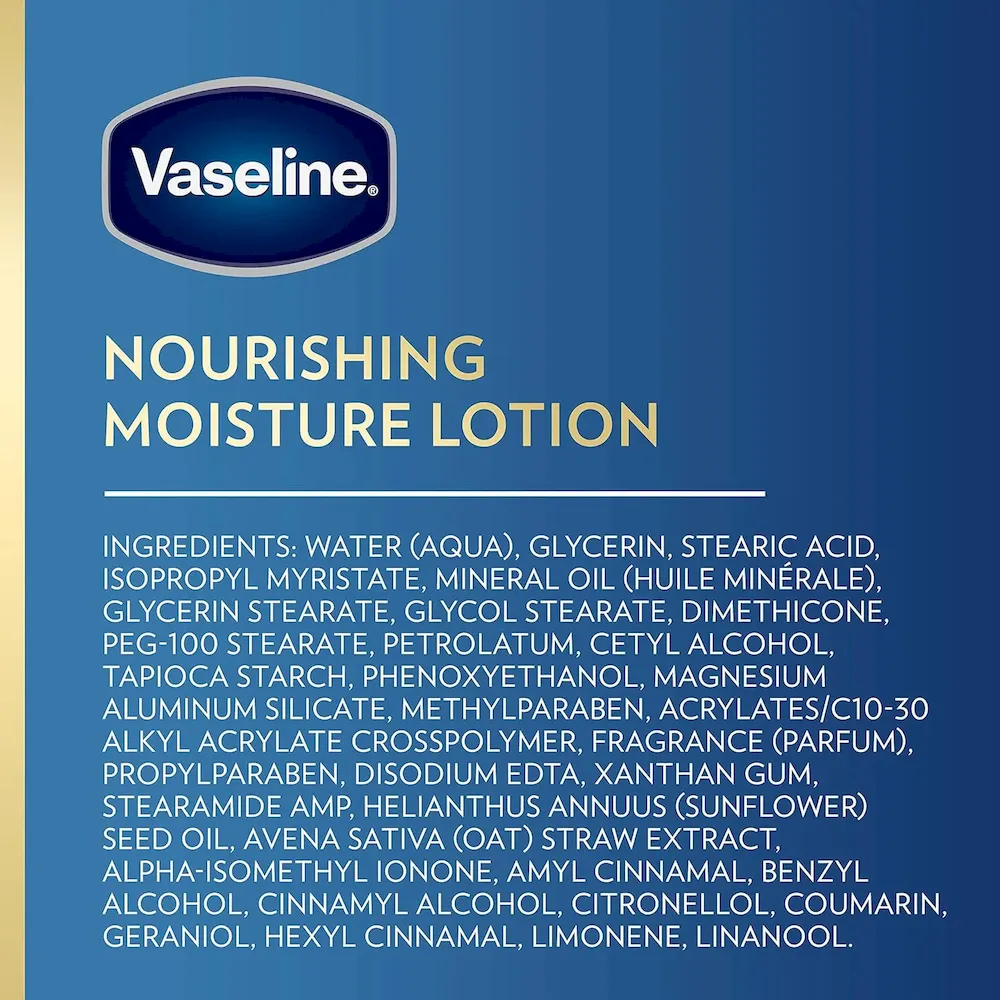 Vaseline Nourishing Moisture Body Lotion Hand & Body Lotion Pack of 12 for Dry Skin made with Ultra-Hydrating Lipids & Pure Oat Extract 3.4 oz - Image 10
