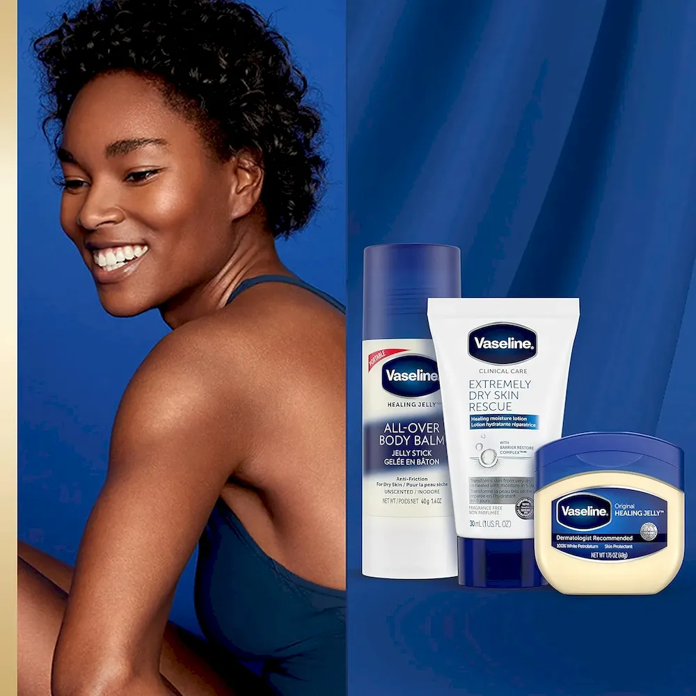 Vaseline Healing Jelly Original 144 count For Dry Cracked Skin and Eczema Relief 100% Pure Petroleum Jelly 1.75 oz - Image 5