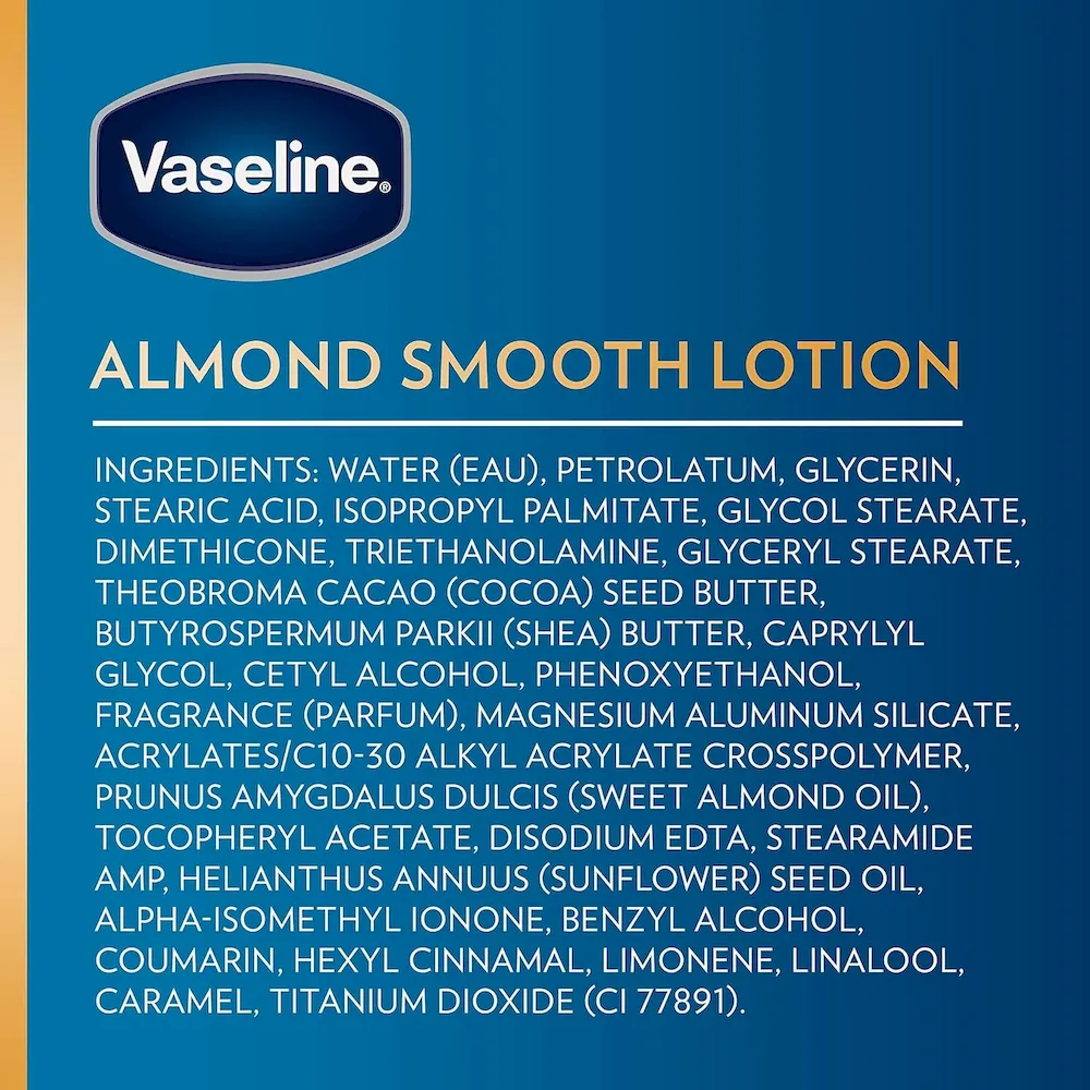 Vaseline Intensive Care hand and body lotion Almond Smooth for Rich Moisturization 20.3 Oz - Image 10